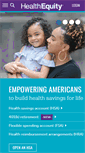 Mobile Screenshot of marketing.healthequity.com
