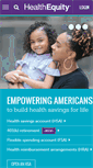 Mobile Screenshot of healthequity.com