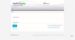 Desktop Screenshot of demo.healthequity.com