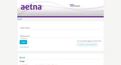 Desktop Screenshot of aetna.healthequity.com